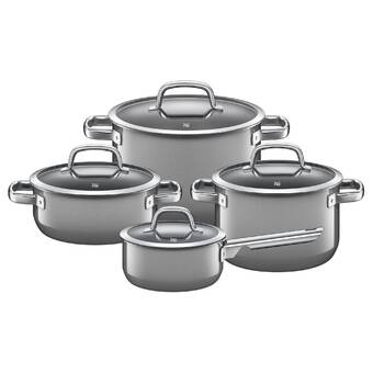 WMF FUSIONTEC Mineral Pannenset 4-delig Platinum